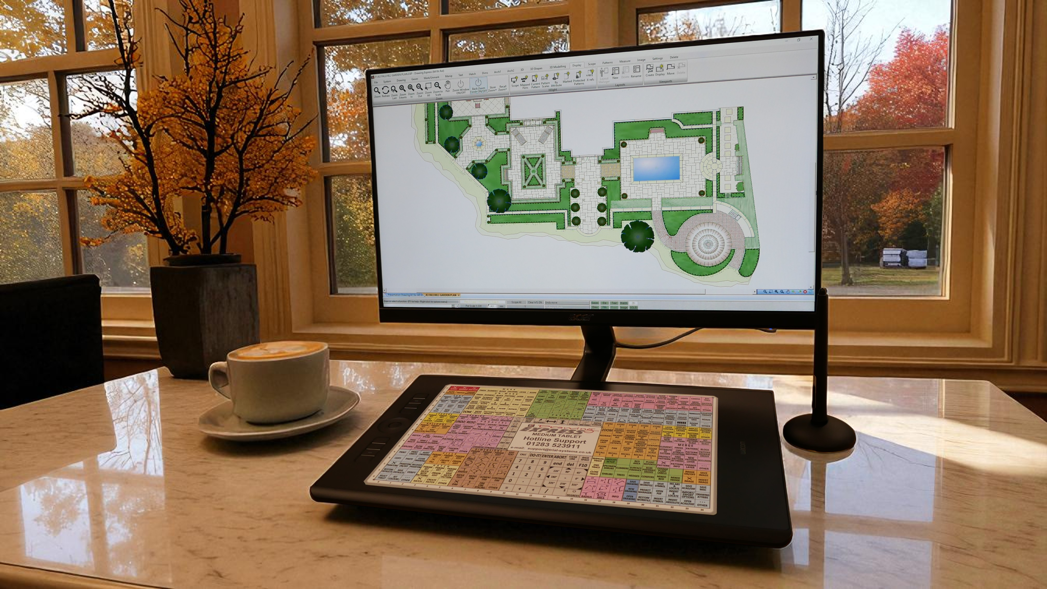 Landscape Express interface preview